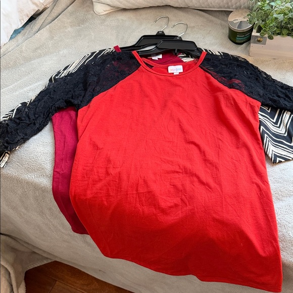LuLaRoe “Randy” raglan Tops - Picture 3 of 7